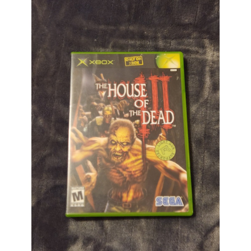 The House of the Dead III 3 Microsoft Xbox Original Game Sega 2002 Horror Disc